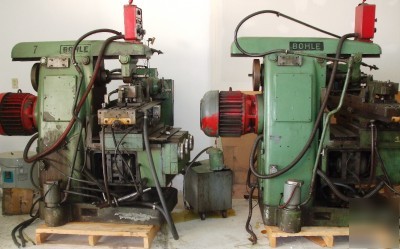 Bohle fluting machines (lot of 2)