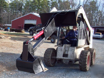New skid steer loader backhoe and bucket fit bobcat etc