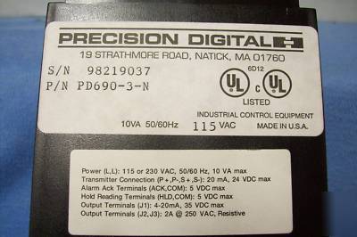 Precision digital/ 6D12 strain gauge meter 115V display
