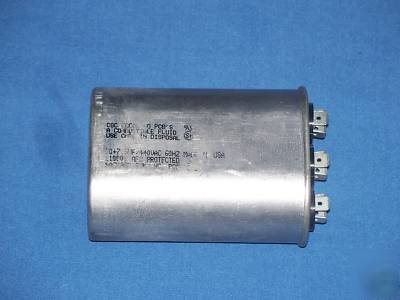 Tractor lawn mower capacitor 440 volt oval run 30+7.5