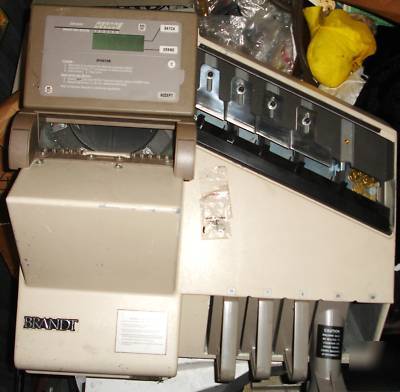 Brandt 1200 series coin sorter counter 