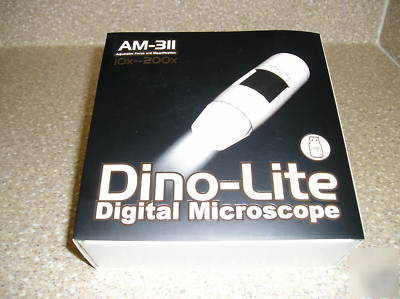 Dino-lite am-311 digital usb microscope; adj focus/mag