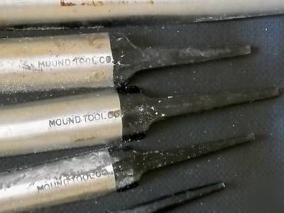 Mound metal scraping tools wwi machinists barnacles 