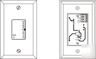 OE213 wattmaster orion controls zone sensor w/ overide