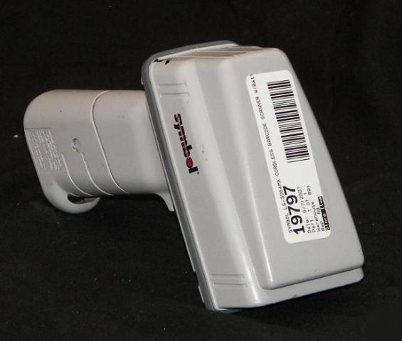 Symbol ls-3064MX cordless barcode scanner w/battery