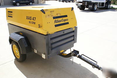 2007 atlas copco air compressor XAS47 92CFM