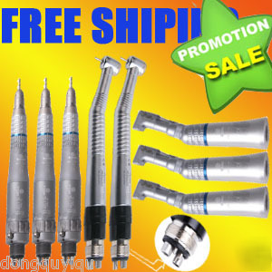 3 dental handpiece low speed +2 push button high couple