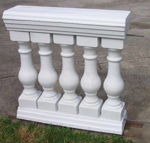 Baluster concrete mold