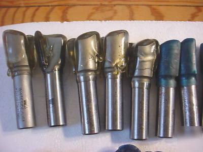 Lot of 35 industrial router bits whiteside amana & more