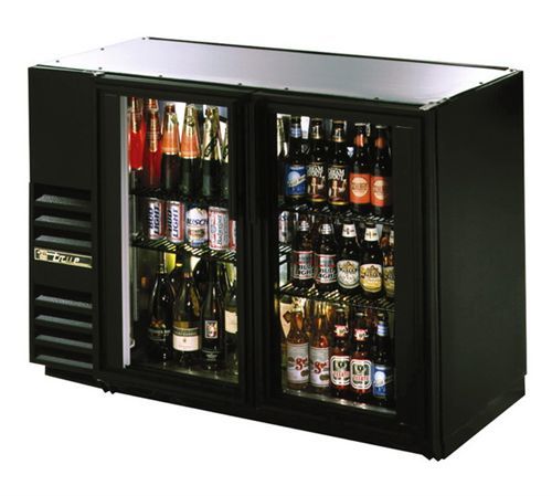 True tbb-24GAL-48G glass bar cooler refrigerator 48