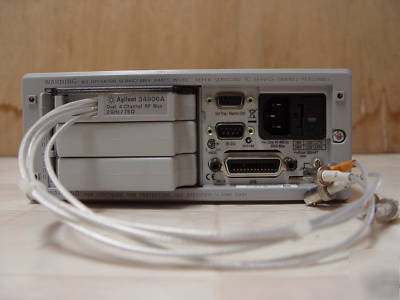 Agilent 34970A data acquisition switch unit with 34906A