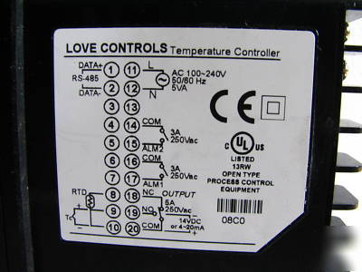 Dwyer love controls series 4C-2 temp controller 