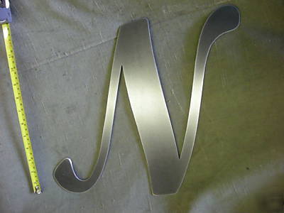 12 inch metal sign letters 11 ga steel any letter