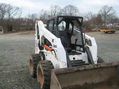 Bobcat S300 skid loader bucket kubota turbo diesel 4X4