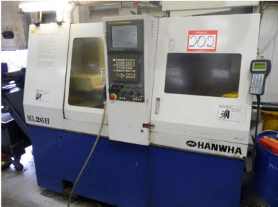 Hanwha ML26H cnc swiss lathe, 2001