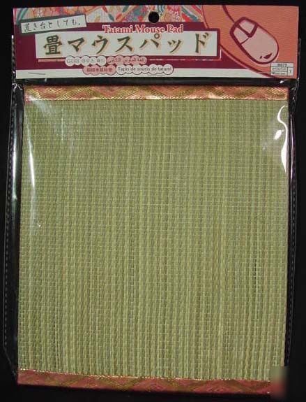 Tatami mousepad, doll display and ikebana vase stand