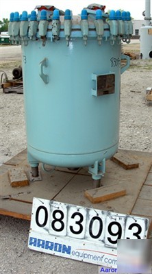 Used: dedietrich glass lined pressure tank, 125 gallon,