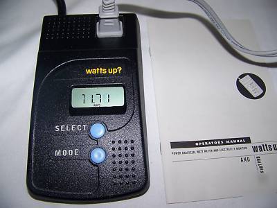 Watts up? power analyzer watt meter electricity monitor