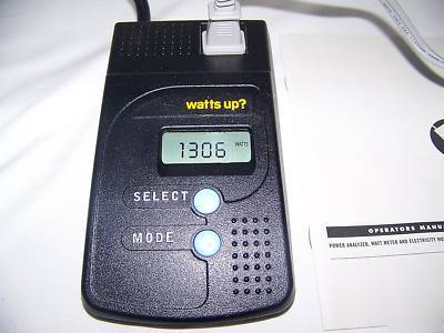 Watts up? power analyzer watt meter electricity monitor