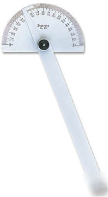 New starrett # C19 satin chrome protractor - 