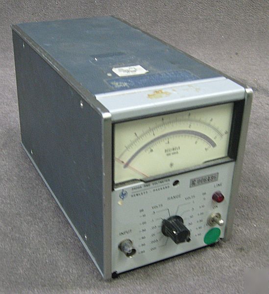 Hp agilent 3400A ac voltmeter 1 hz to 10 mhz