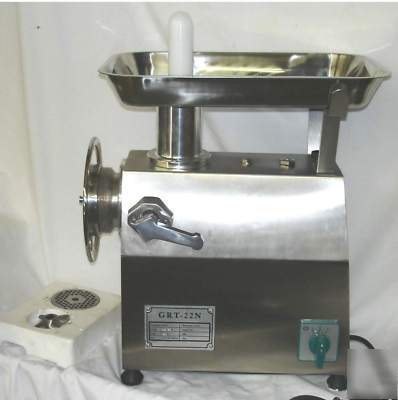 Husky 1.1 hp # 22 commercial meat grinder w/ reverse 