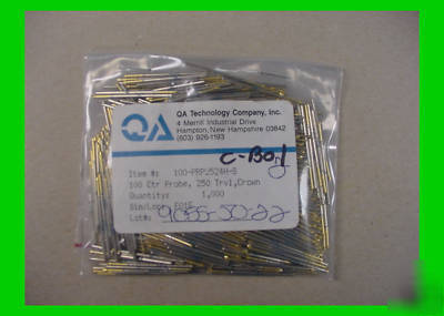 New qa test contact probe pogo spring pins, 1000 count