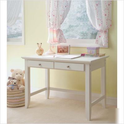 Home styles naples student desk in white