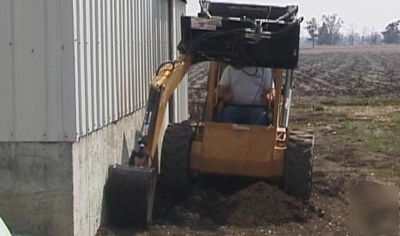 New skid steer loader backhoe and bucket fit bobcat etc