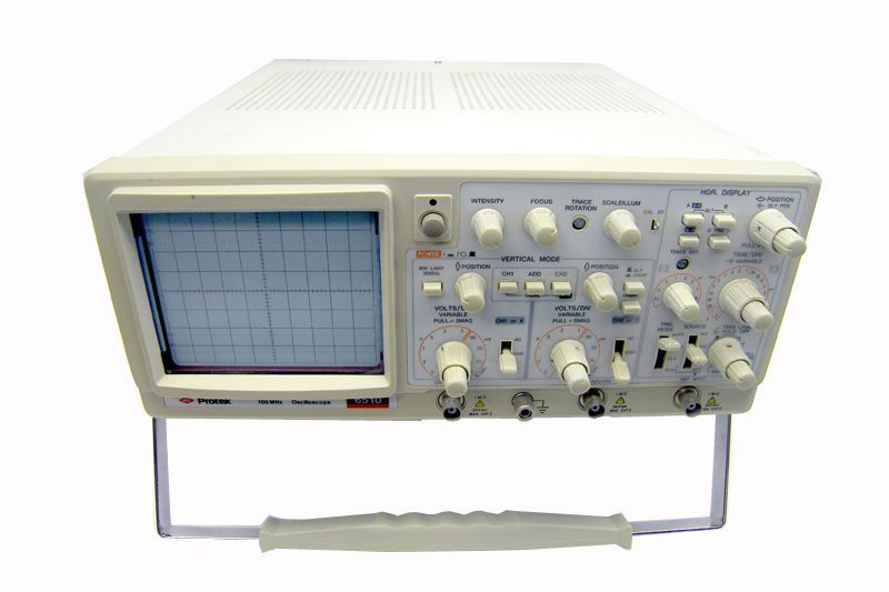 Protek 6510 oscilloscope 100 mhz dual trace / timebase