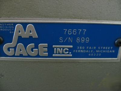 Aa gage ultradex digital rotary table w/ readout .0001