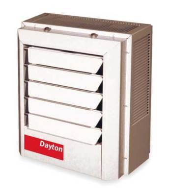 Dayton fan forced electric unit heater, 240/208 v