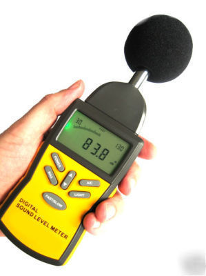 Pro audio digital sound level meter 30~130DBA/bc lcd uk