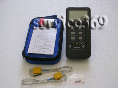 DM6802B thermometer + 2 x k-type thermocouples ------us