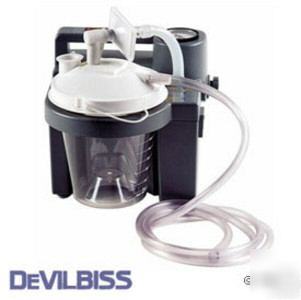 Devilbiss portable suction pump unit w/ battery & case 