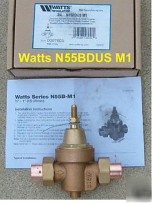 New watts N55BDUS M1 water pressure reducing valve 