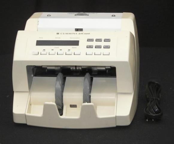 Cummins jetcount currency money bill counter 4021