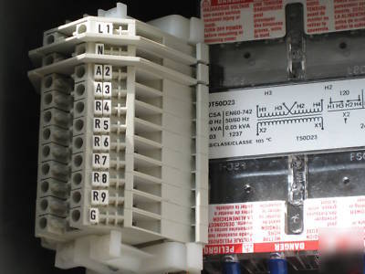 New serco vr-180 square d truck restraint control panel