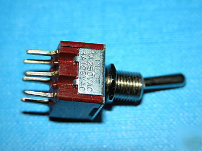 Dpdt miniature toggle switches 10 pack