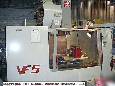 Haas vf-5 cnc vertical machining center 01