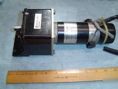 Dc motor servo w/ encoder and gear reduction