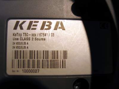 Keba ketop T50 handheld operator terminal panel