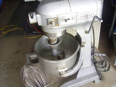 A hobart 20 quart mixer-MN200- with attachments