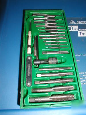 All trade 40 pc tap & die set combination used w / case