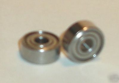 New (50) R2-zz shielded ball bearings, 1/8 x 3/8