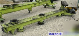 Used- screw conveyor, carbon steel, horizontal. approxi