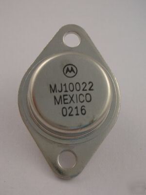 10, motorola npn power transistor MJ10022 T0-3