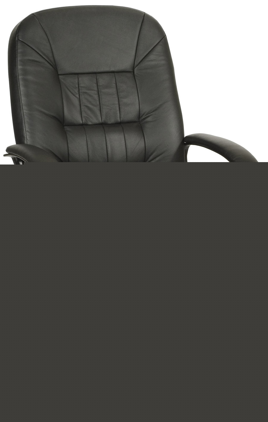 Black executive computer leather office chair 400 lbs