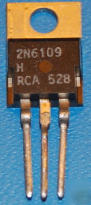 Lot of 5 2N6109 pnp amplifier power transistor 50V 7A