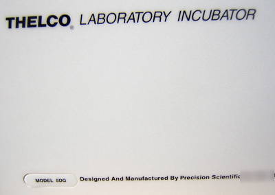 Precision scientific/thelco lab 5DG incubator unused 